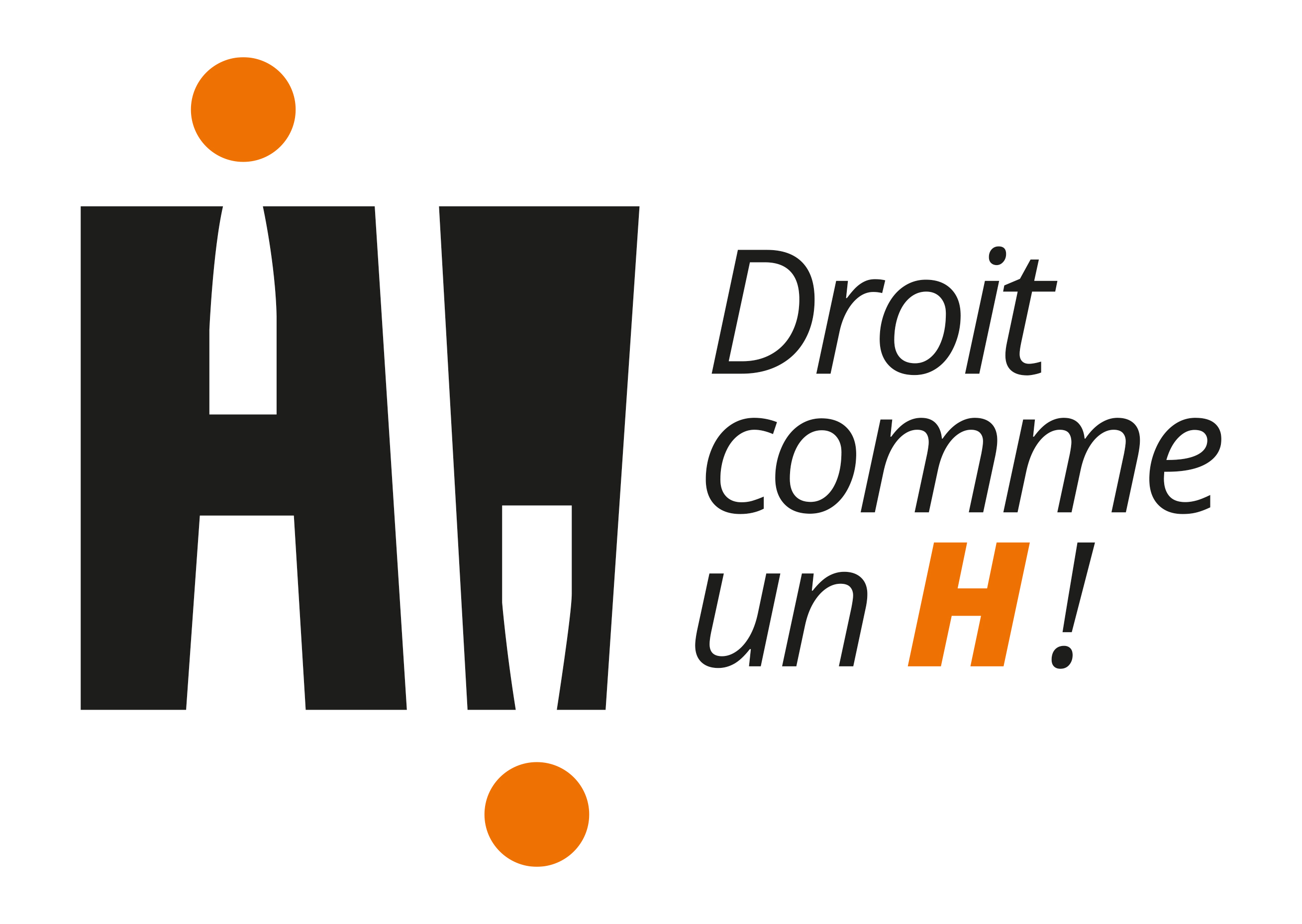 Droit comme un H !